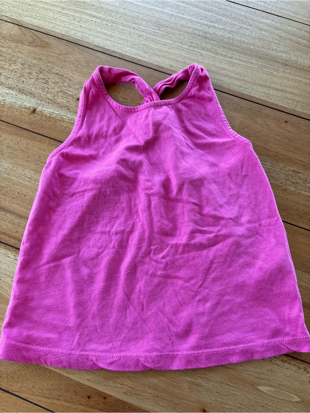 Mini Boden Bright Pink Racerback Tank Top
